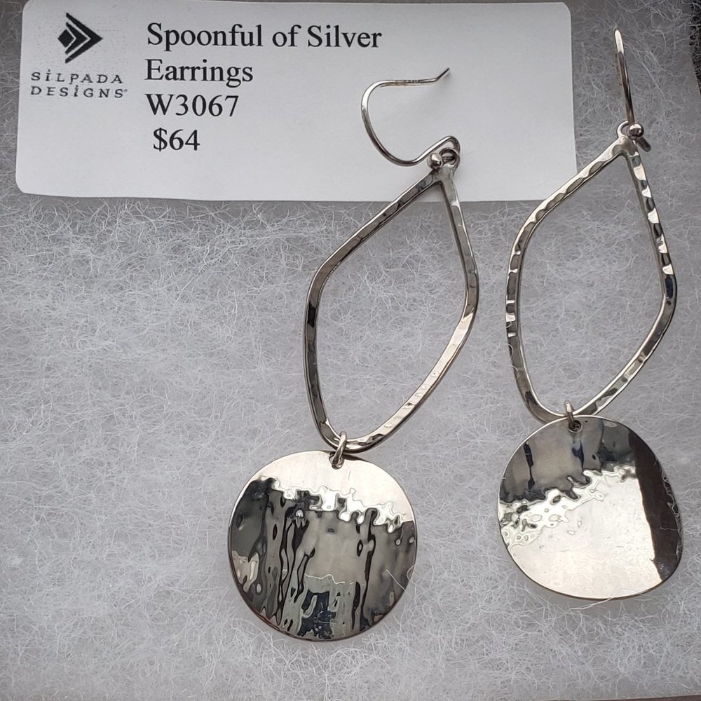 Silpada Spoonful of Silver Earrings W3067